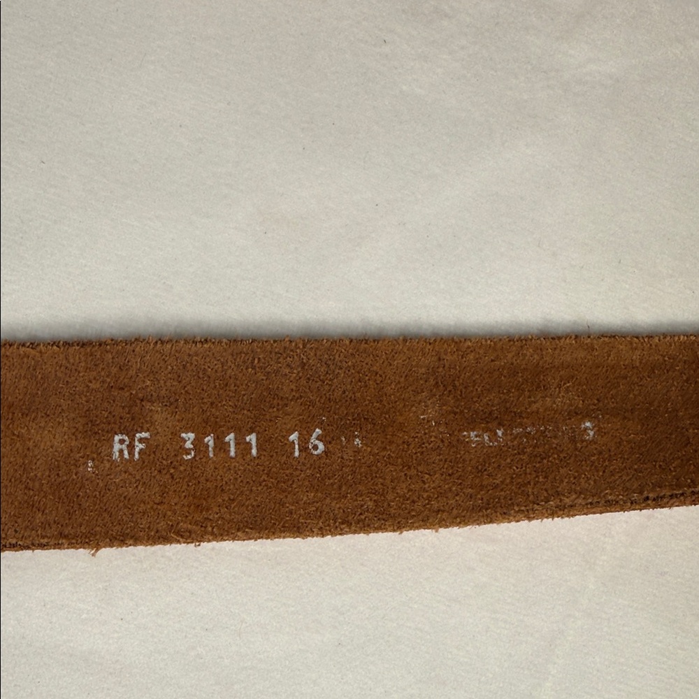 Patchwork multicolor leather belt - Picture 2 of 4